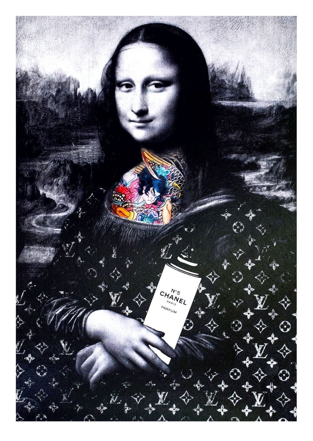 DEATH NYC　『Mona Tattoo Blue』　アートポスター　A4 Ask Guy Aitchison: Mason of Blue Tattoo Cafe Guy Aitchison :