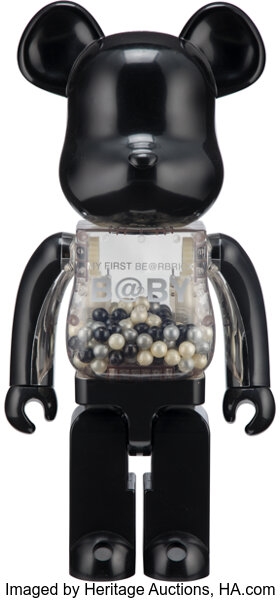 Be@rbrick | My First Baby Be@rbrick 1000% (Black/Silver) (1000