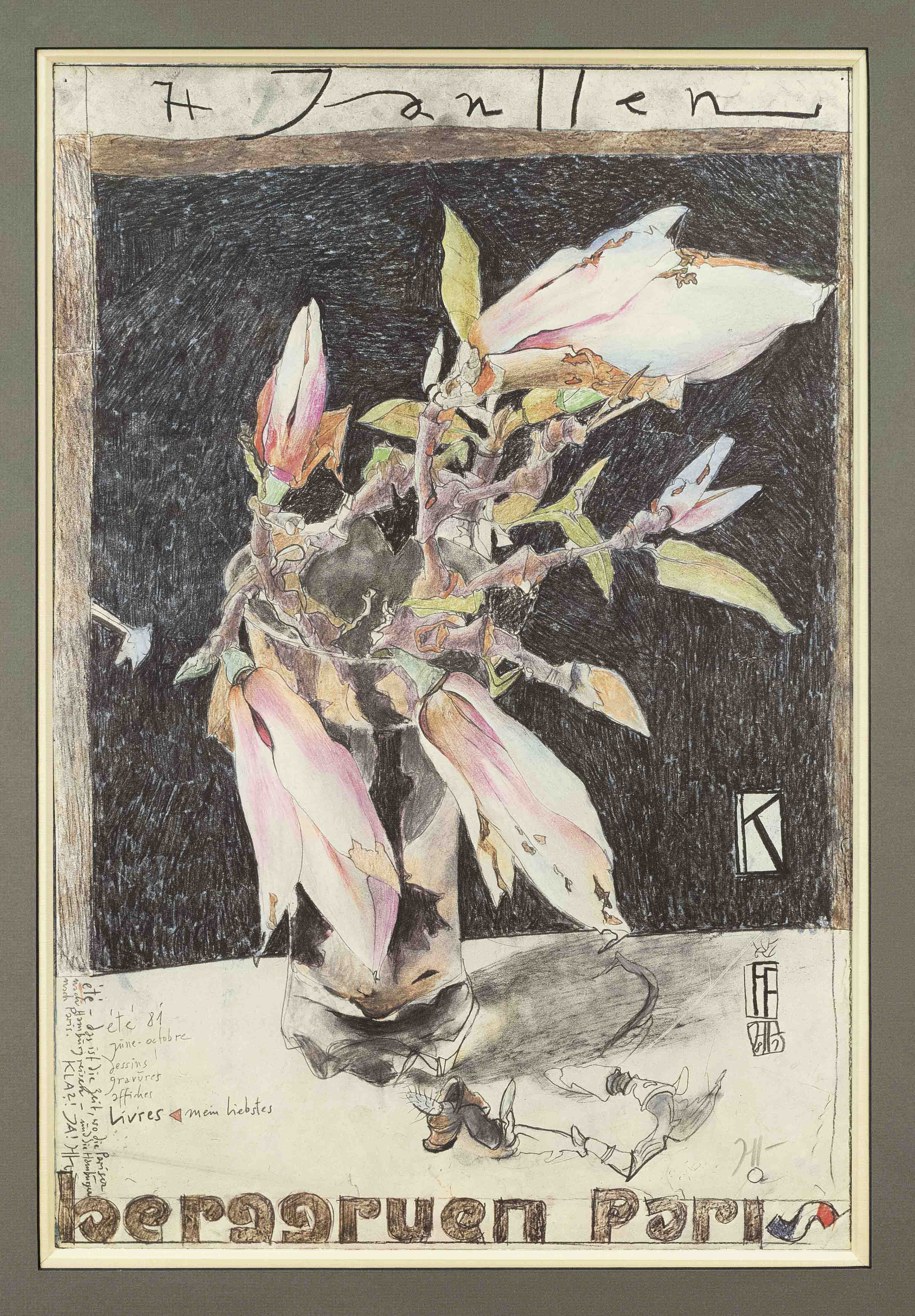 Horst Janssen | Blumenstück | MutualArt