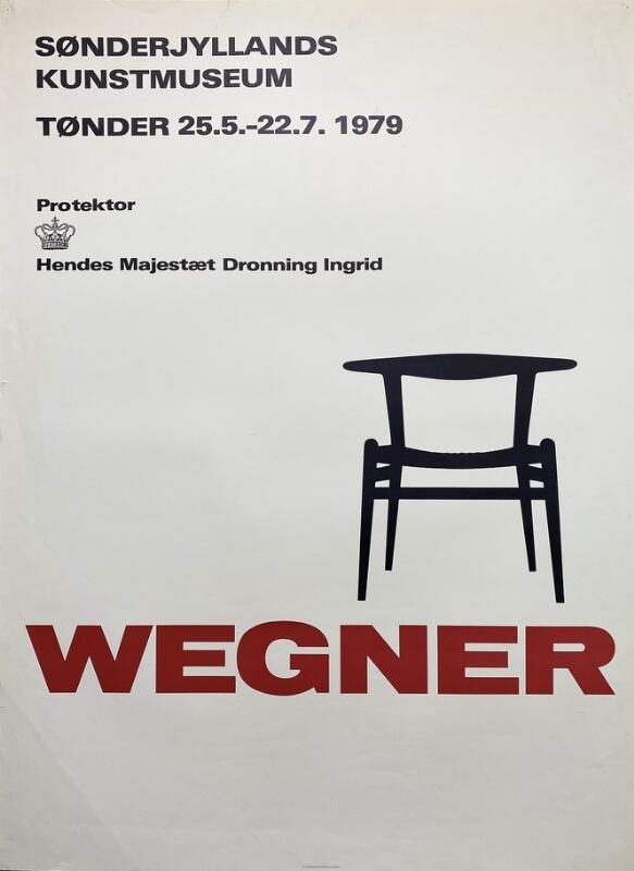 Hans J. Wegner | Exhibition poster (1979) | MutualArt