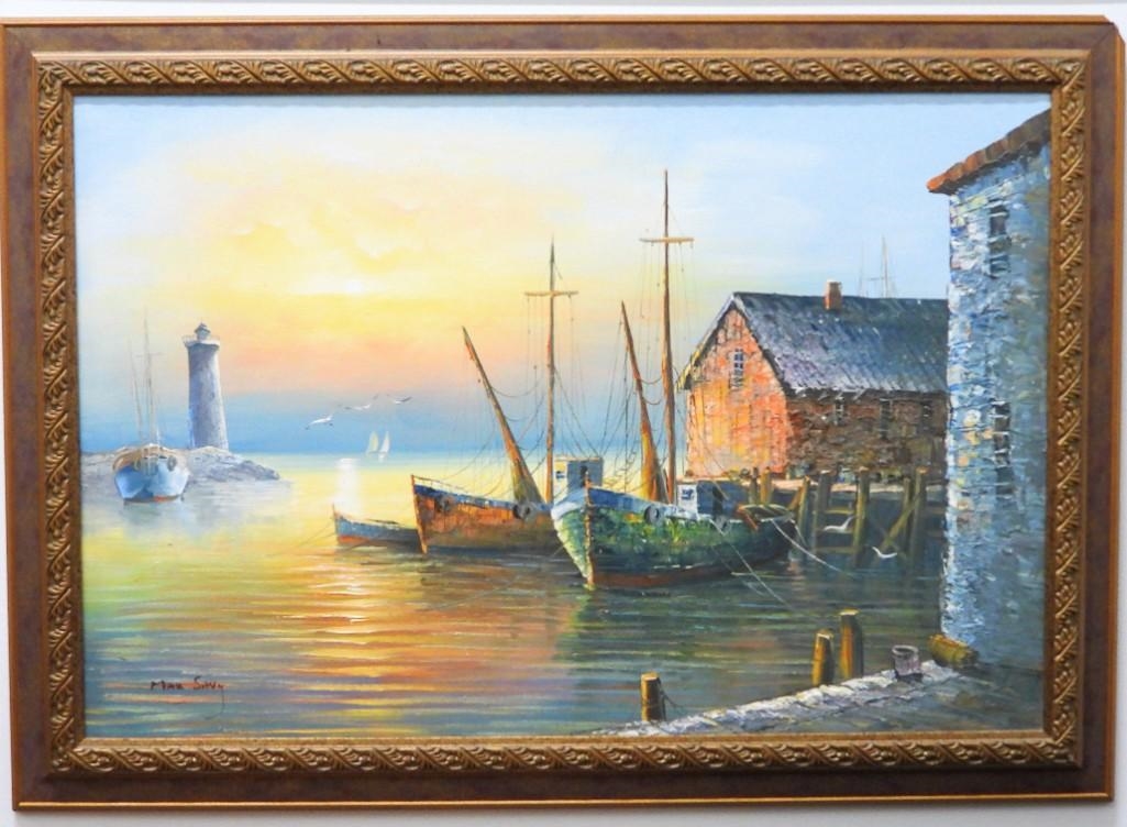 Max Savy | Max Savy Signed Oil on canvas | MutualArt