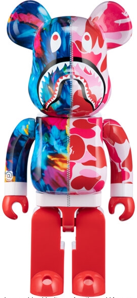 その他 A BATHING APE - BE@RBRICK BAPE mika ninagawa SHARK 1000 BAPE x M / mika ninagawa Medicom Toy BE@RBRICKS | Hypebeast