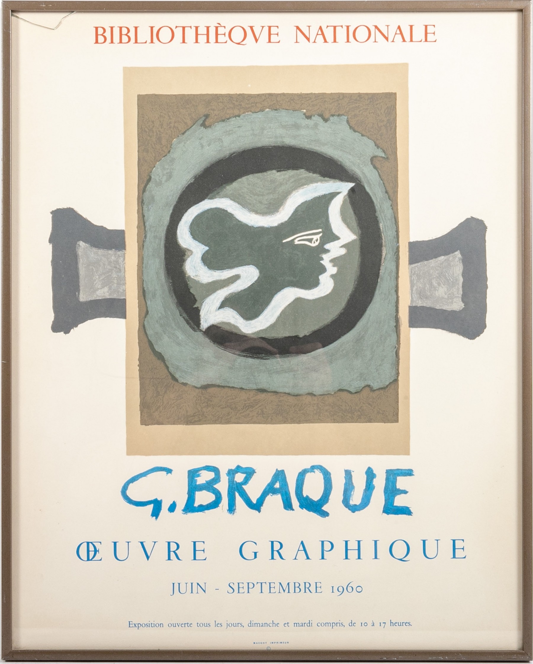 Braque l'œuvre graphique ポスター