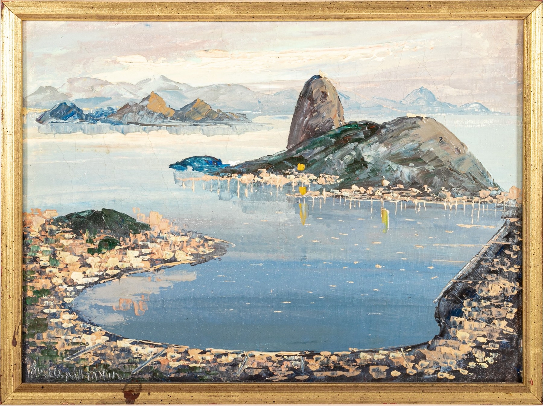 ブラジル アルゼンチン画家 Pablo Matania パブロ・マターニア　絵画 ブラジル アルゼンチン画家 Pablo Matania パブロ・マターニア絵画