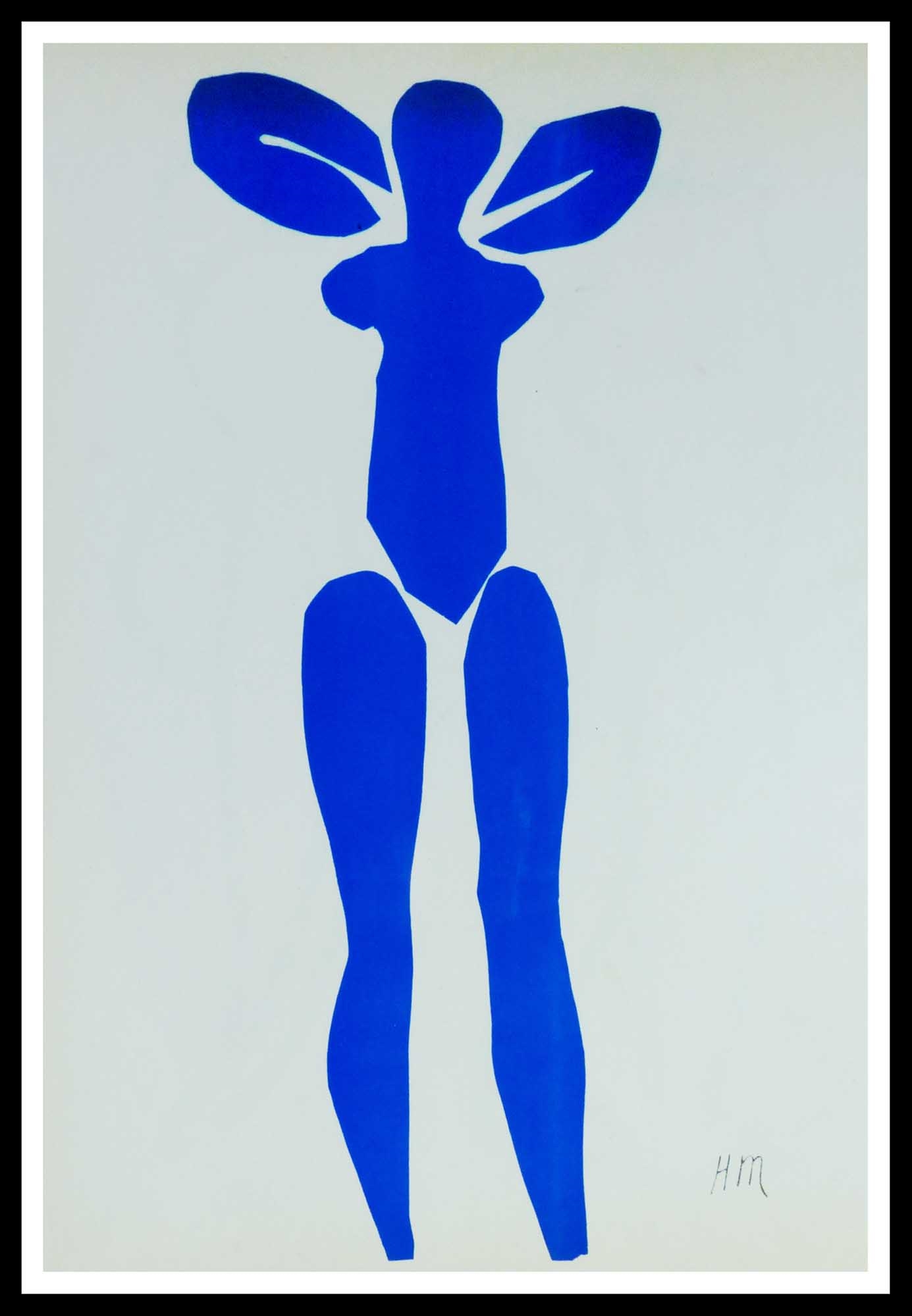 Henri Matisse | Standing nude blue (1958) | MutualArt