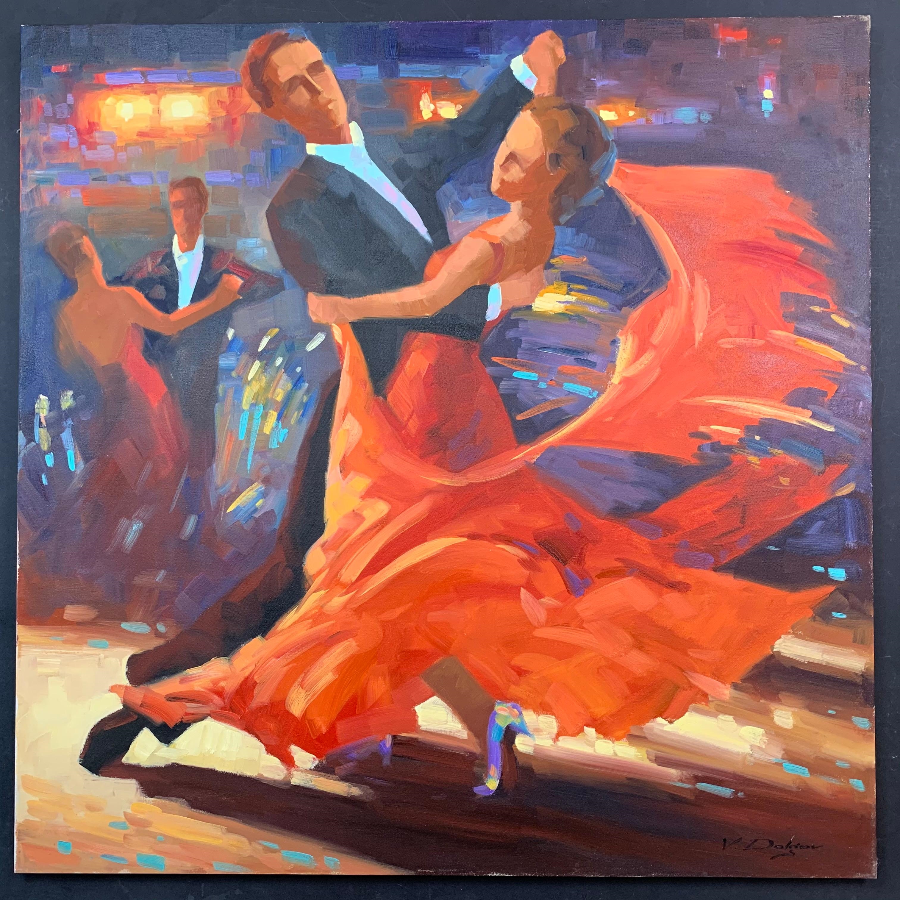 ballroom dance painting