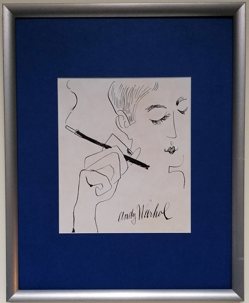 Andy Warhol | Smoking (1953)