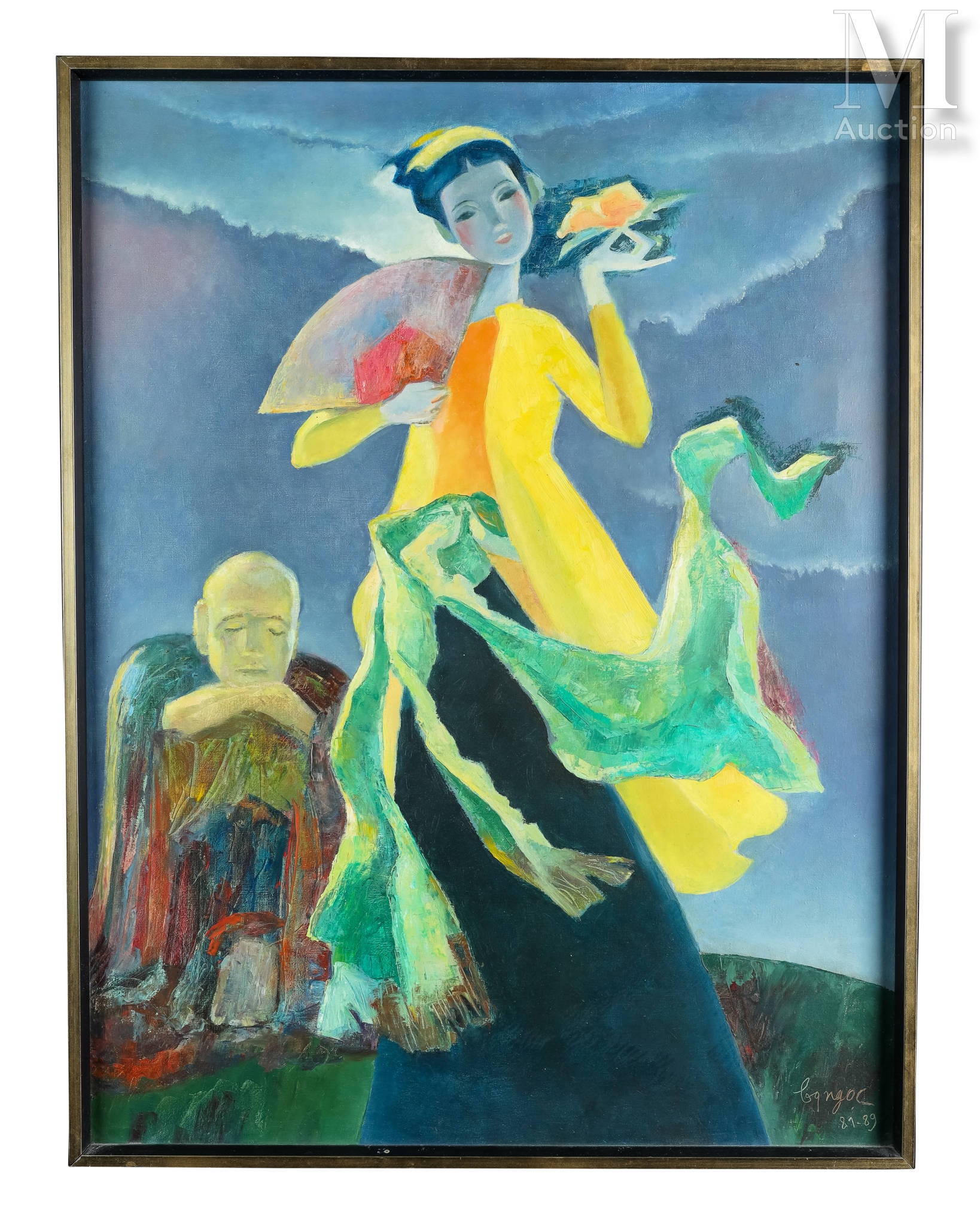 Bùi Quang Ngọc | Huile sur toile (1981) | MutualArt