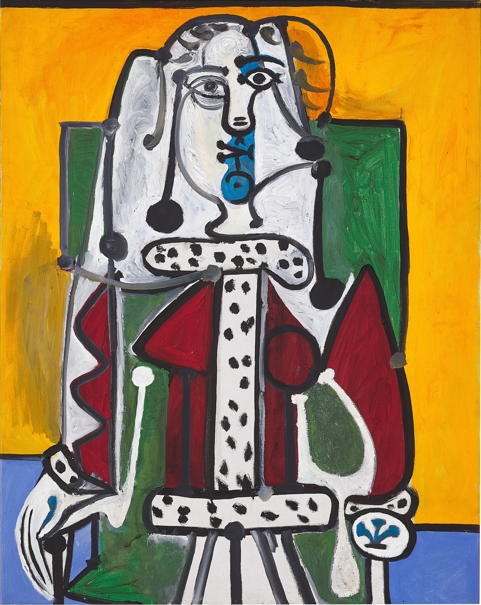 Pablo Picasso | Femme dans un fauteuil 坐椅女子 (1948) | MutualArt