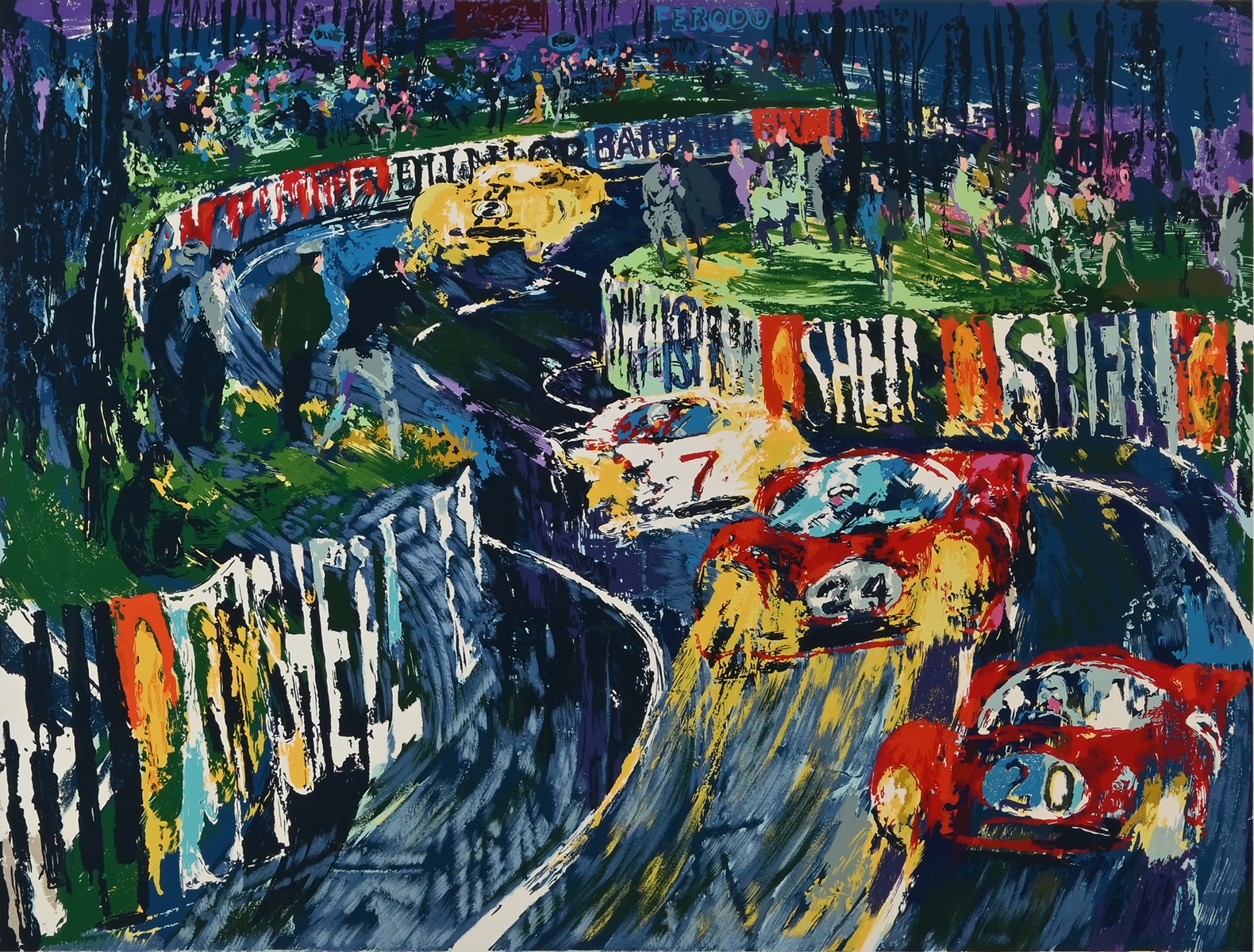 LeRoy Neiman | 24 Hours at LeMans (1921) | MutualArt