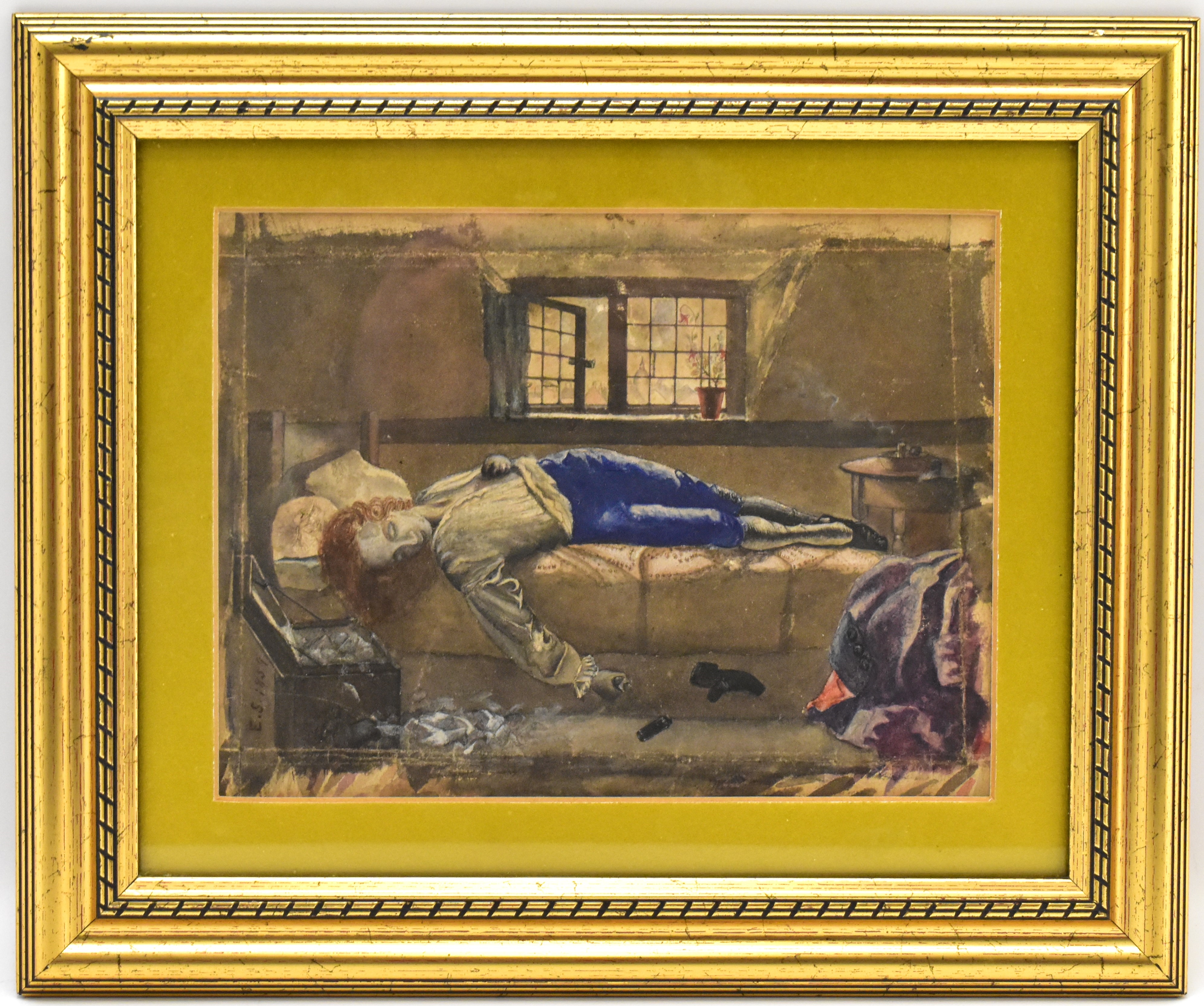 Henry Wallis, The Death of Chatterton (1858)