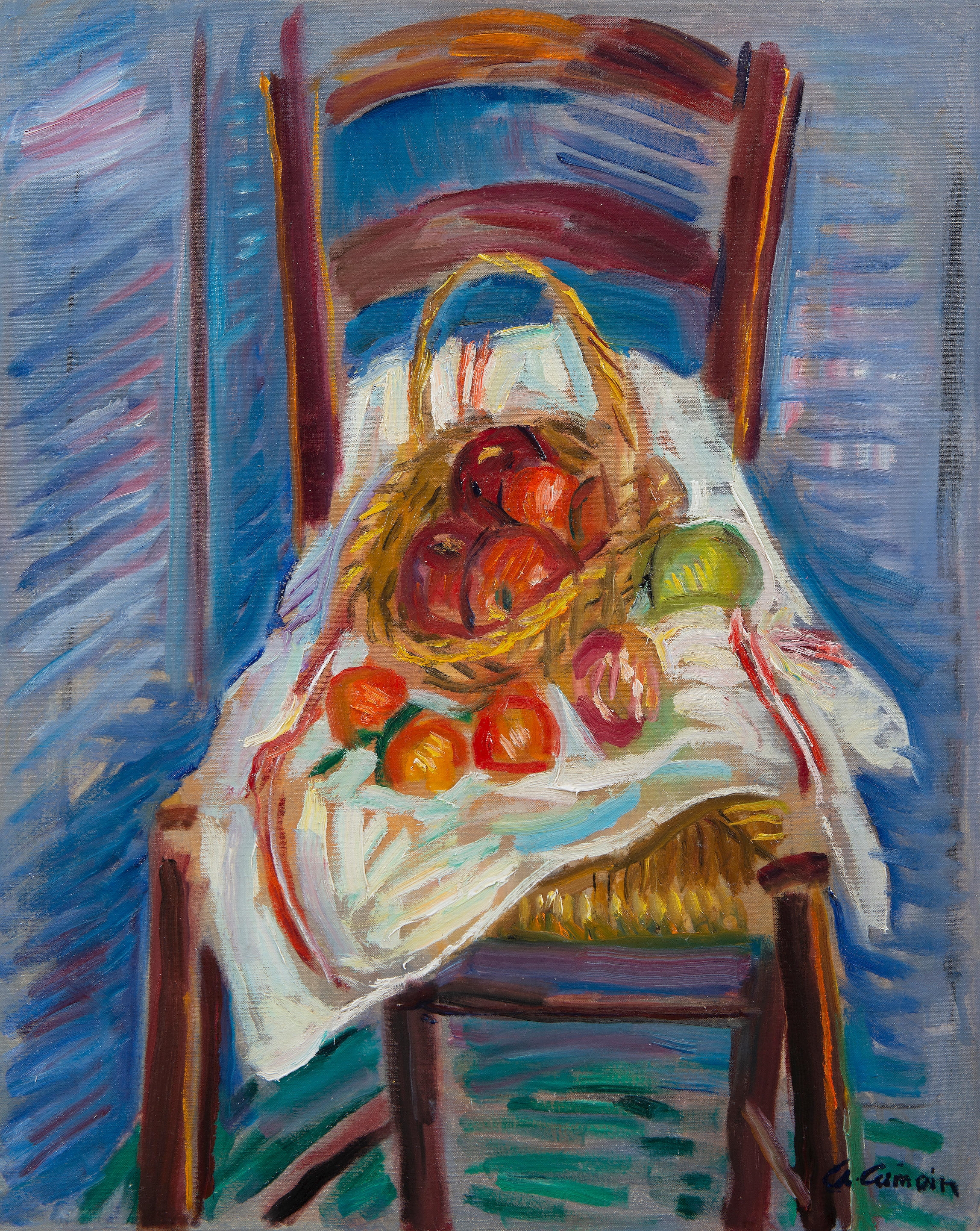 La chaise dans l'atelier, 1952 de, Pinchus KREMEGNE