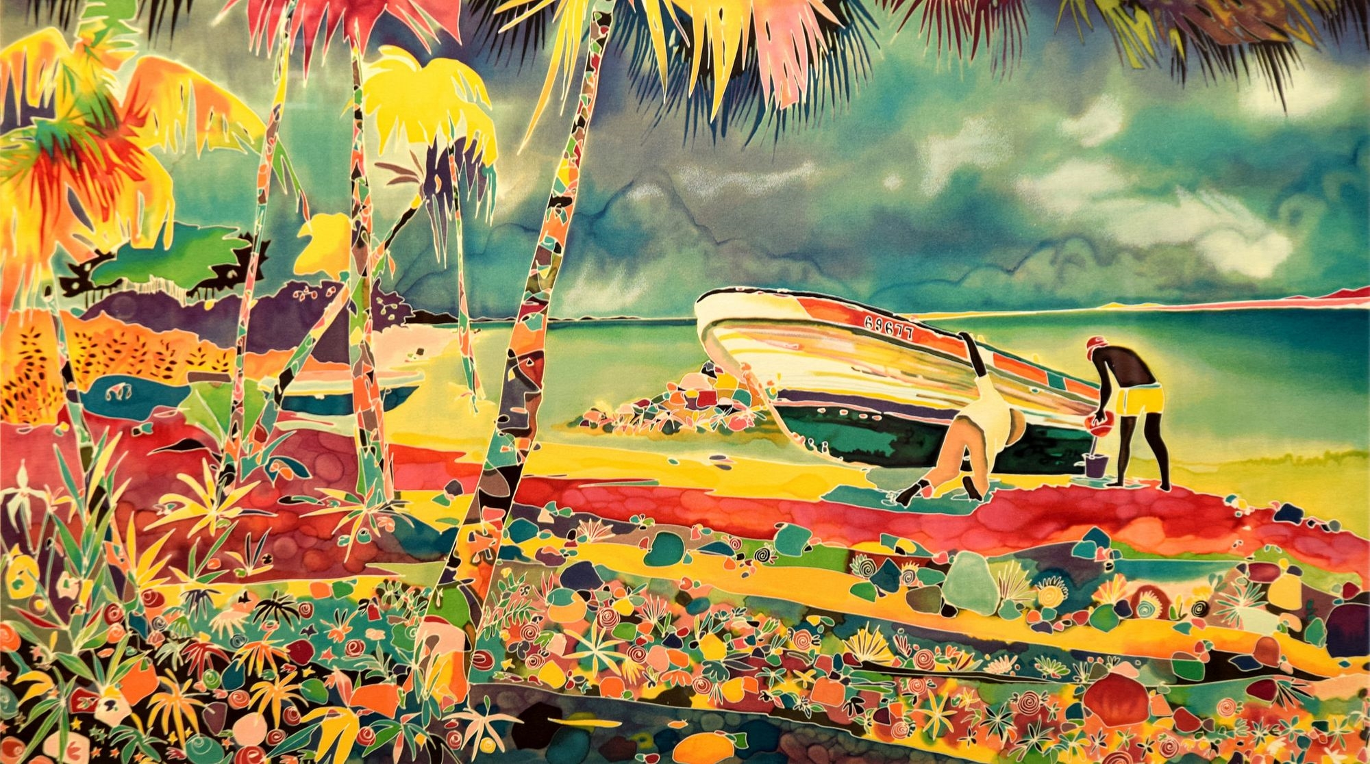 Jennifer Markes | Jennifer Markes BEFORE THE STORM Serigraph