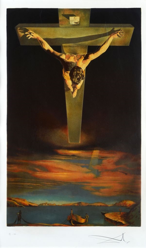 Salvador Dalí, Le Christ de Saint - Jean de la Croix (1984)