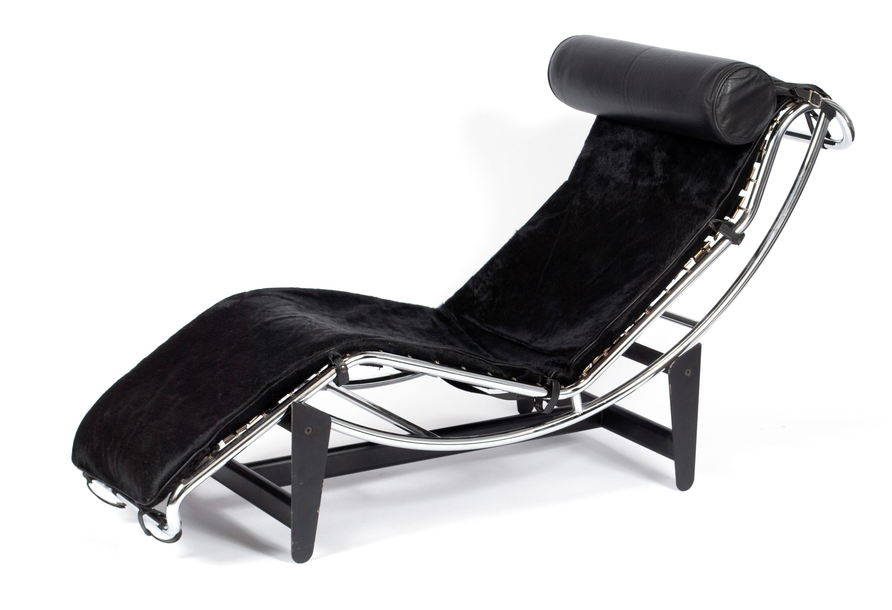 1980s Le Corbusier Lc4 Chaise Lounge