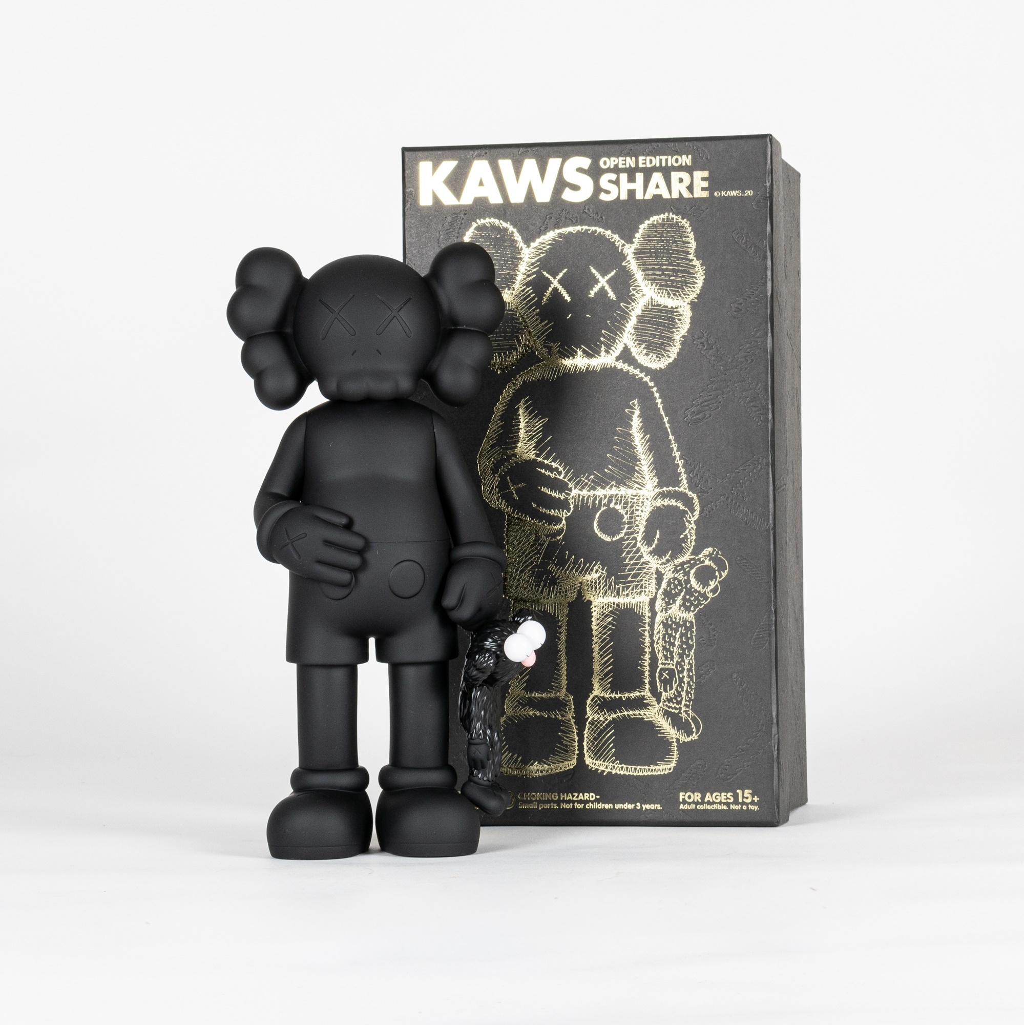 KAWS SHARE フィギュア グレー 約30cm