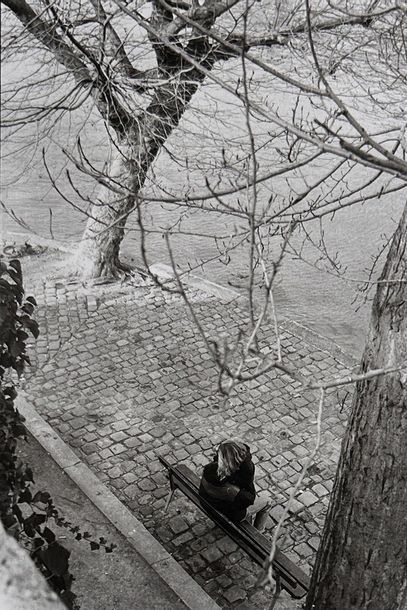 Edouard Boubat | Couple on the quays, Paris | MutualArt