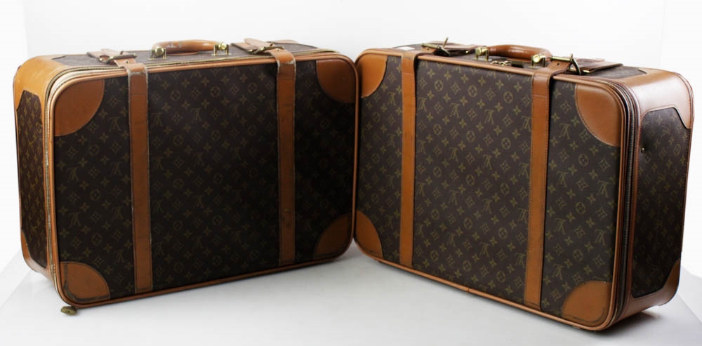 Louis Vuitton, Two 1980s Louis Vuitton Suitcases, for Saks (1980s)