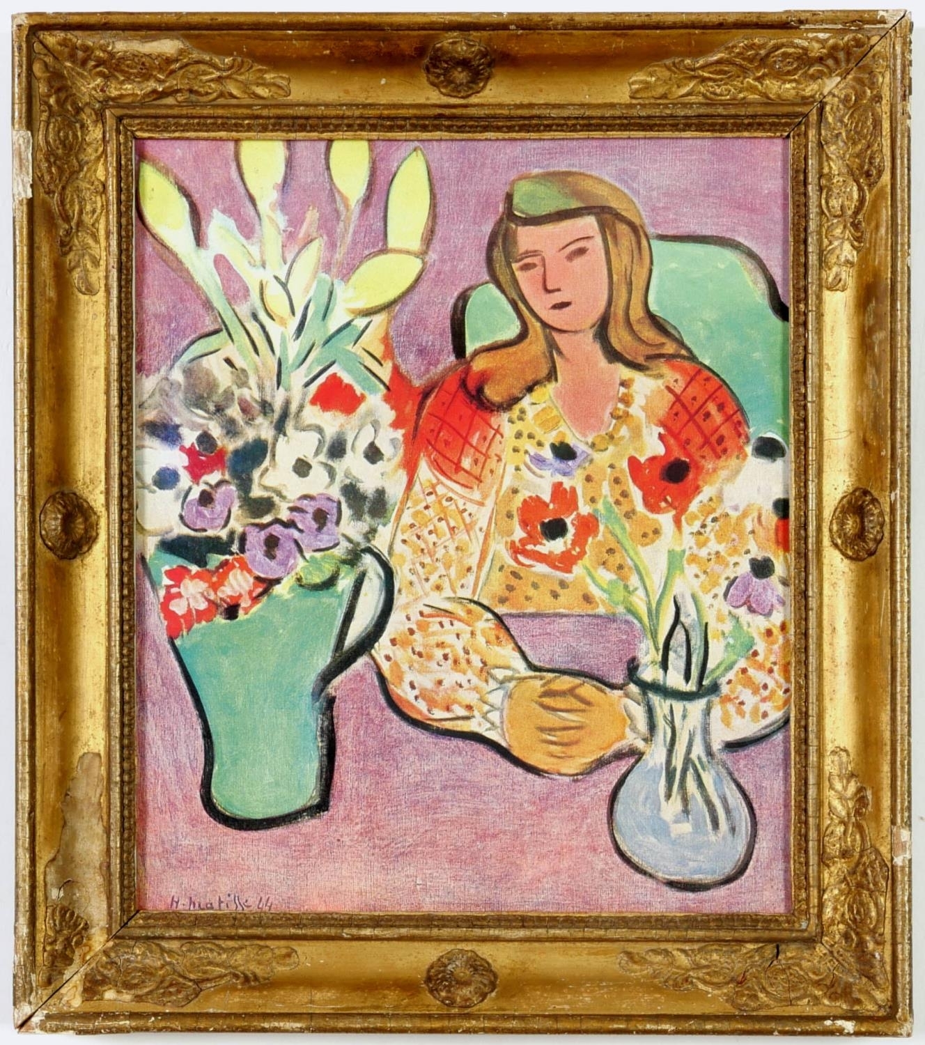 Henri Matisse | Femme Avec Fleurs | MutualArt