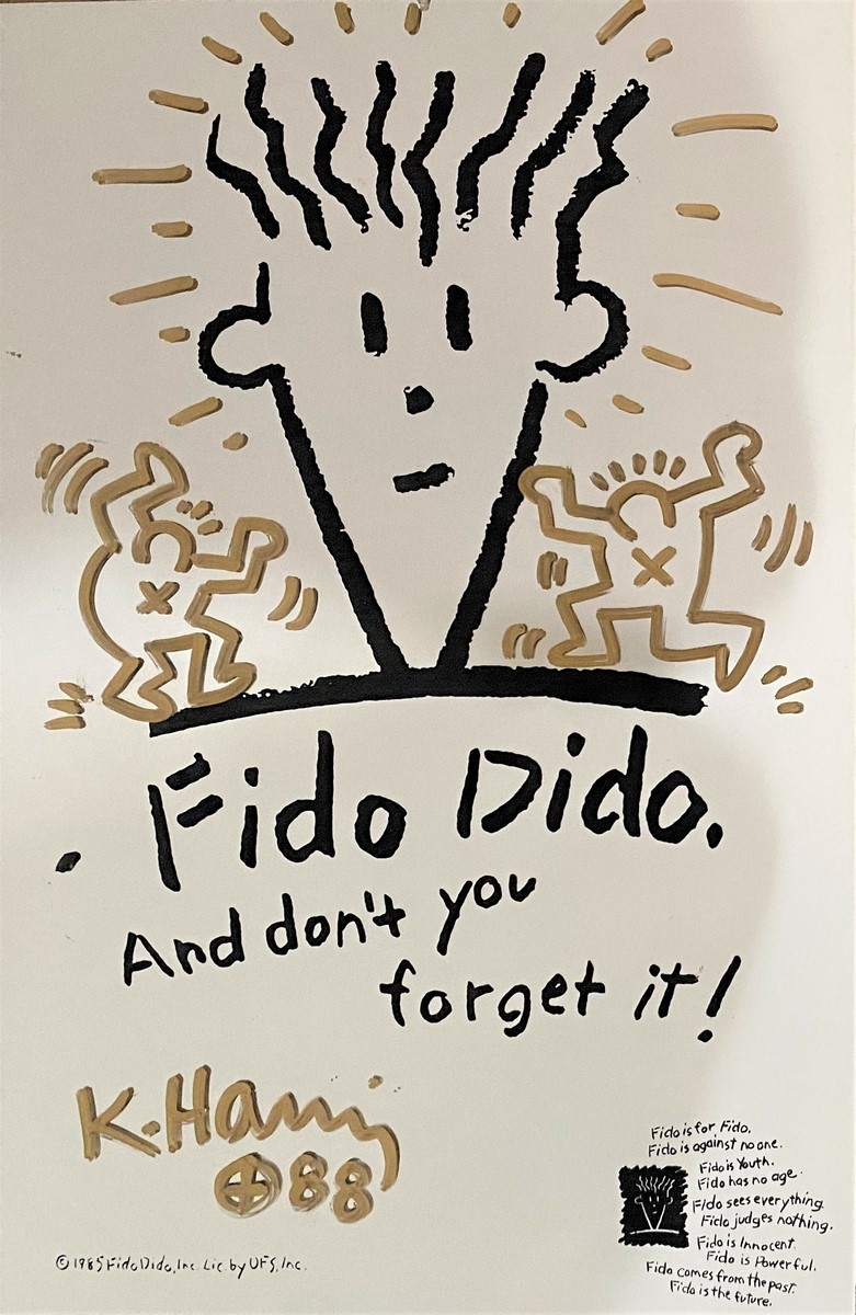 Keith Haring, Fido Dido. And don't you forget it! (1985)