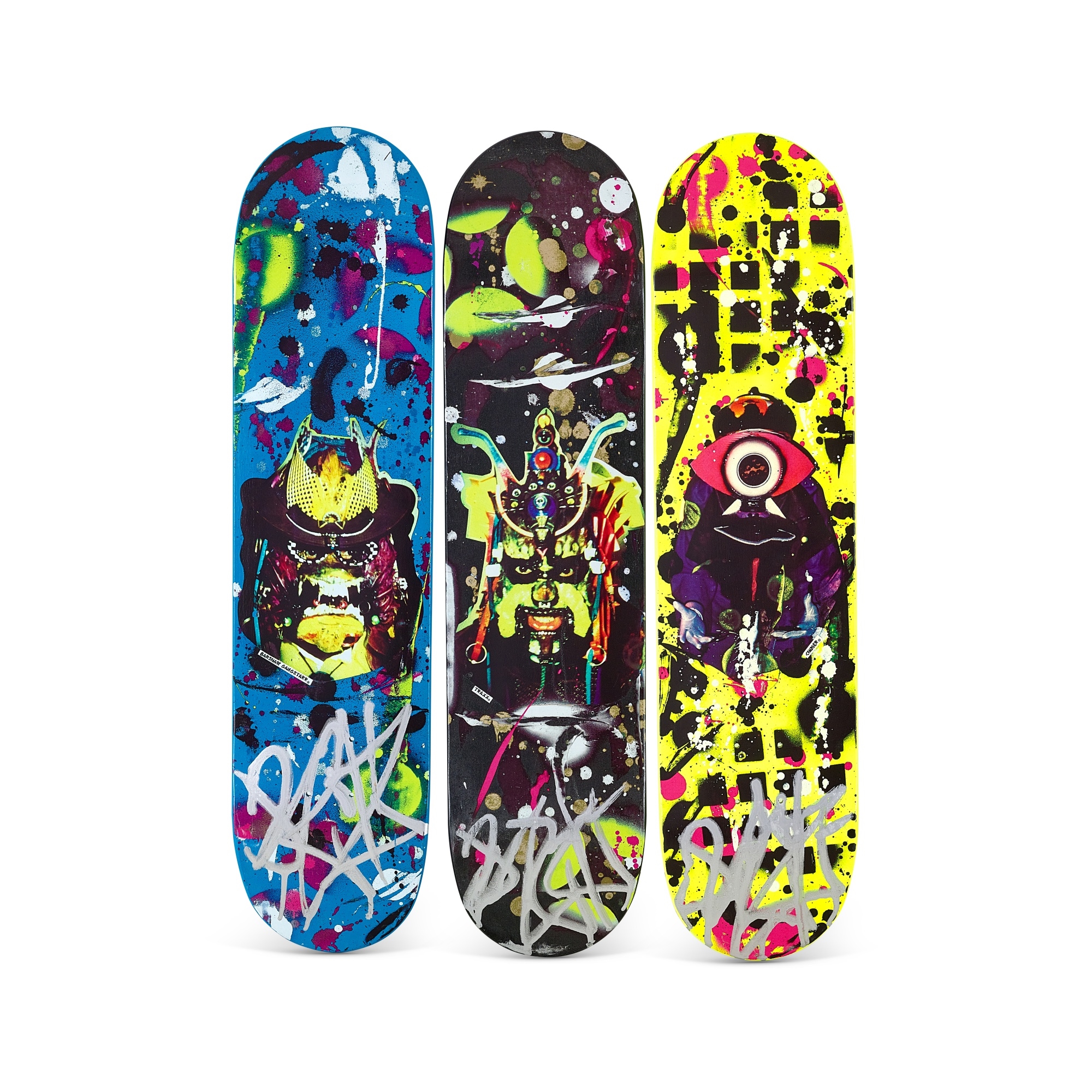Rammellzee | Supreme Skateboard Decks Rammellzee, Set of Three