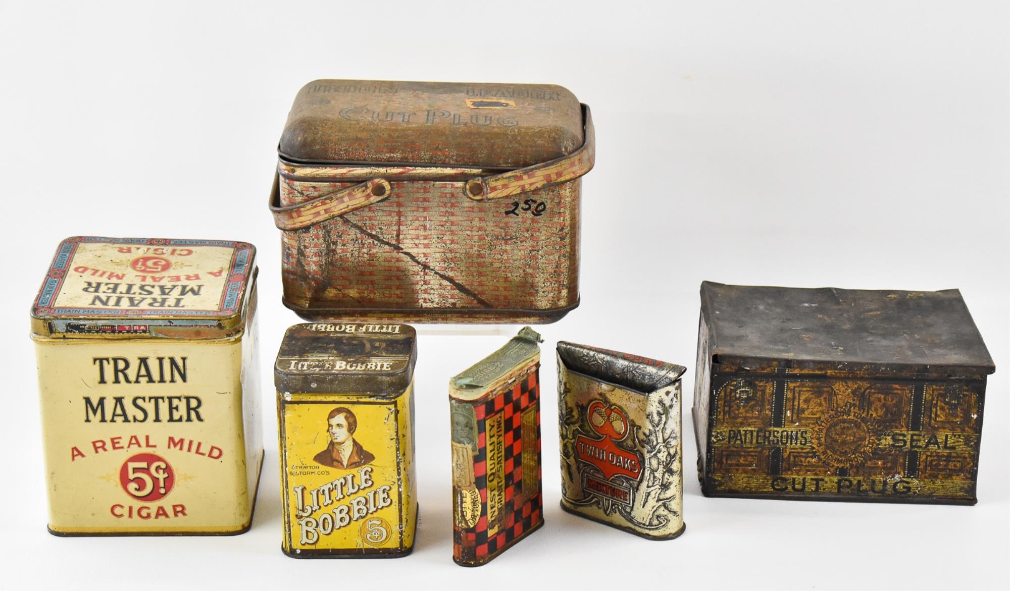 A. Patterson | ANTIQUE TOBACCO TIN COLLECTION