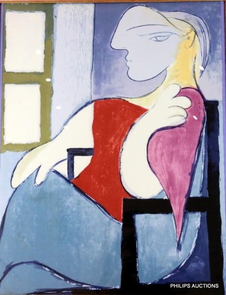 Pablo Picasso | Femme assise pres d'une fenetre(Marie Therese