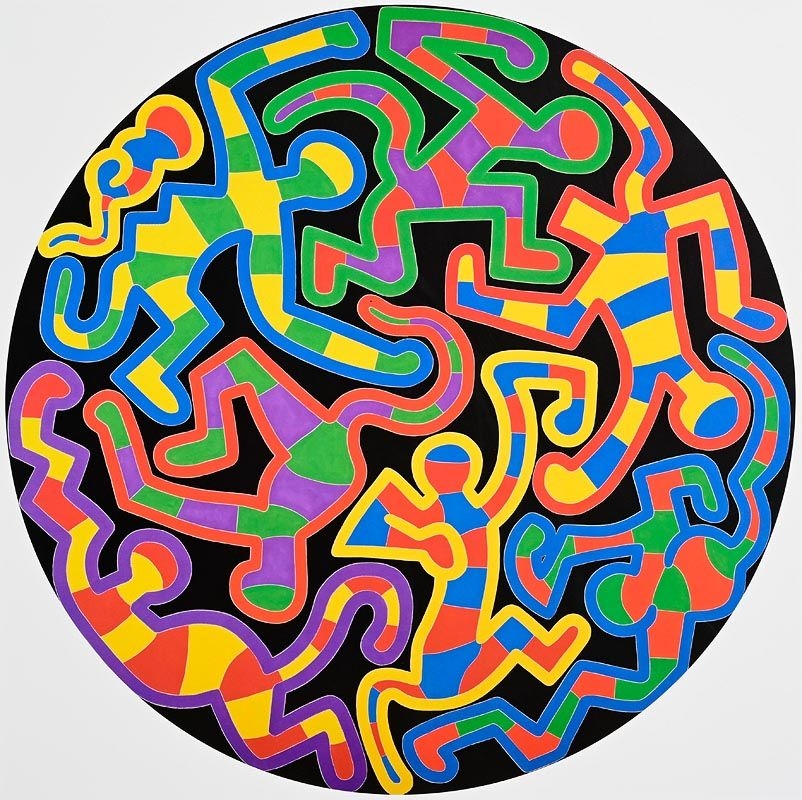 Keith Haring | Monkey Puzzle | MutualArt 