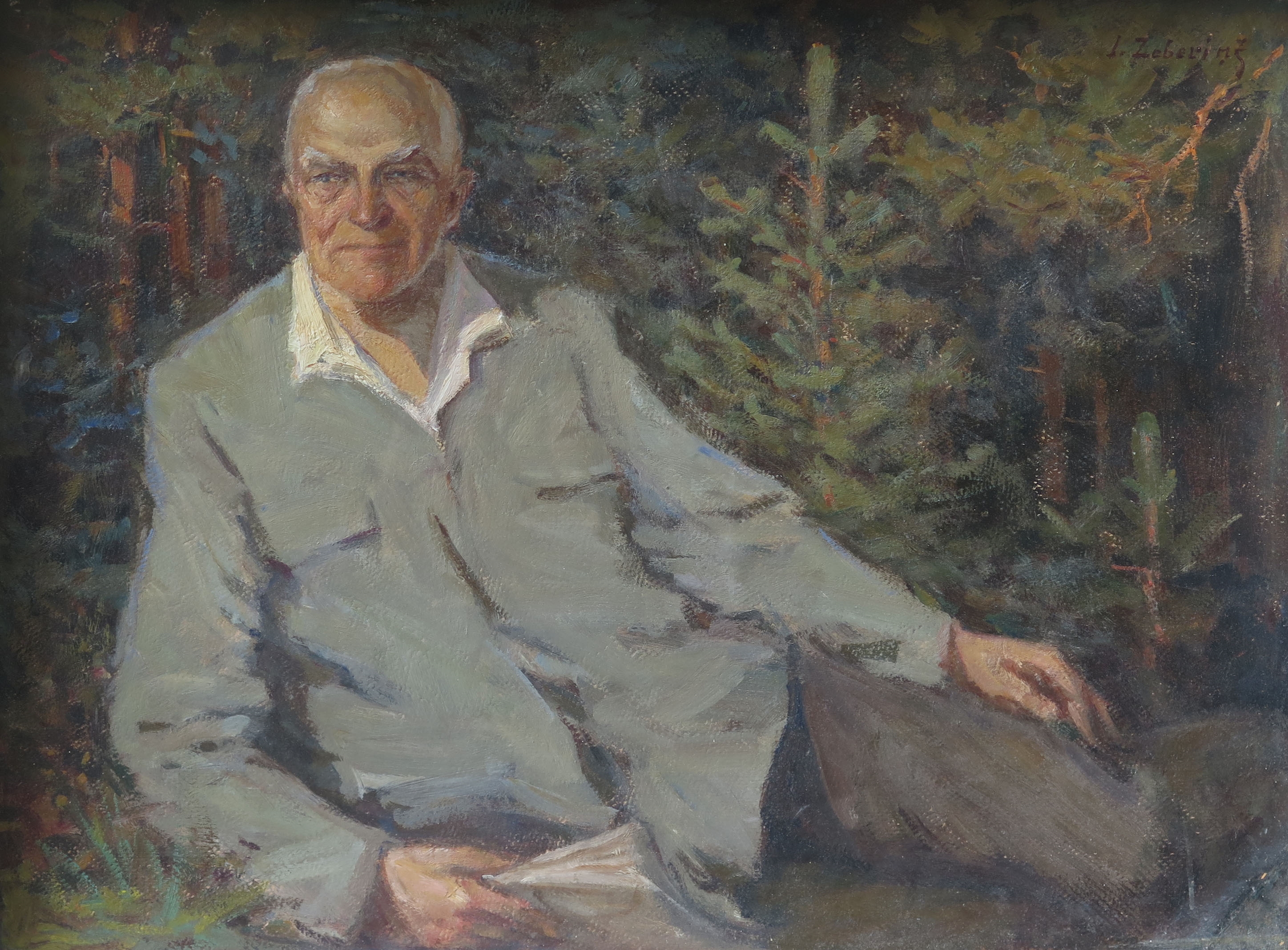 Indriķis Zeberiņš | Vīrieša portrets | MutualArt