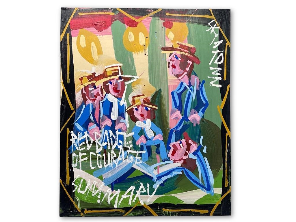 Steve Keene | Steve Keen. Oil/Board | MutualArt