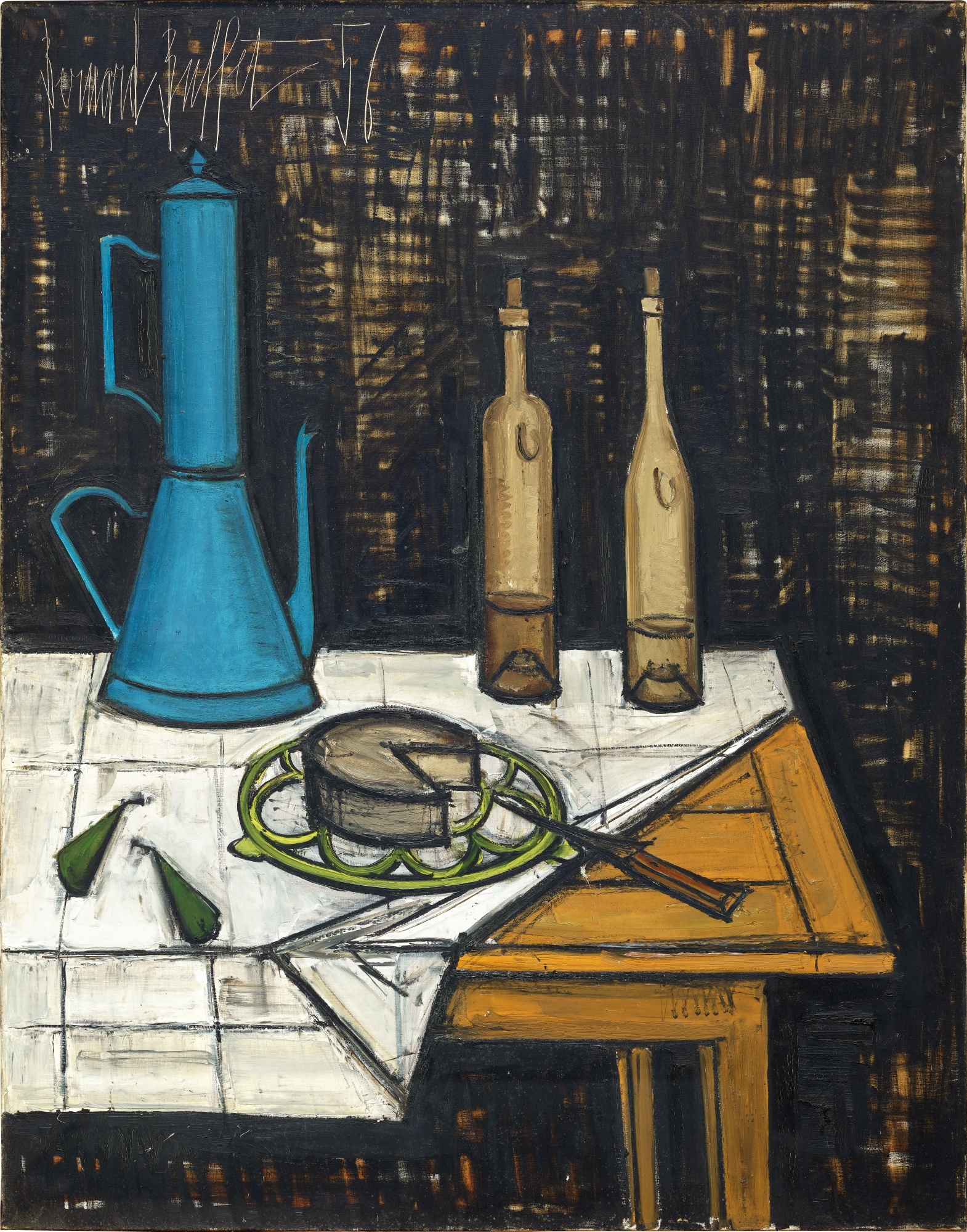 ベルナール・ビュッフェ【Nature morte au chou】 ベルナール・ビュッフェ【Nature morte au chou】