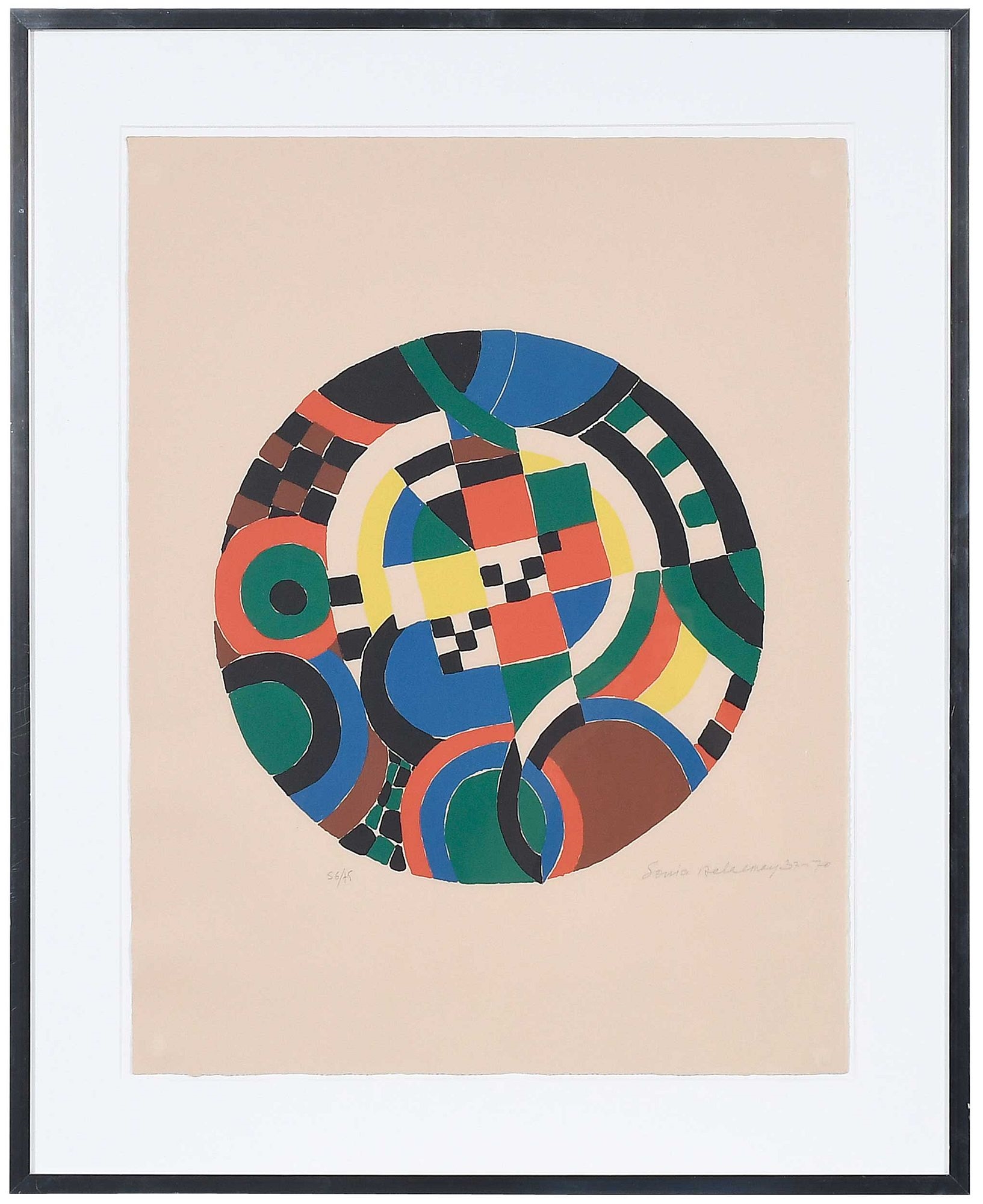 Sonia Delaunay、無題、海外版希少レゾネ、状態良好 Sonia Delaunay----Abstract Colours | €55 | Whoppah
