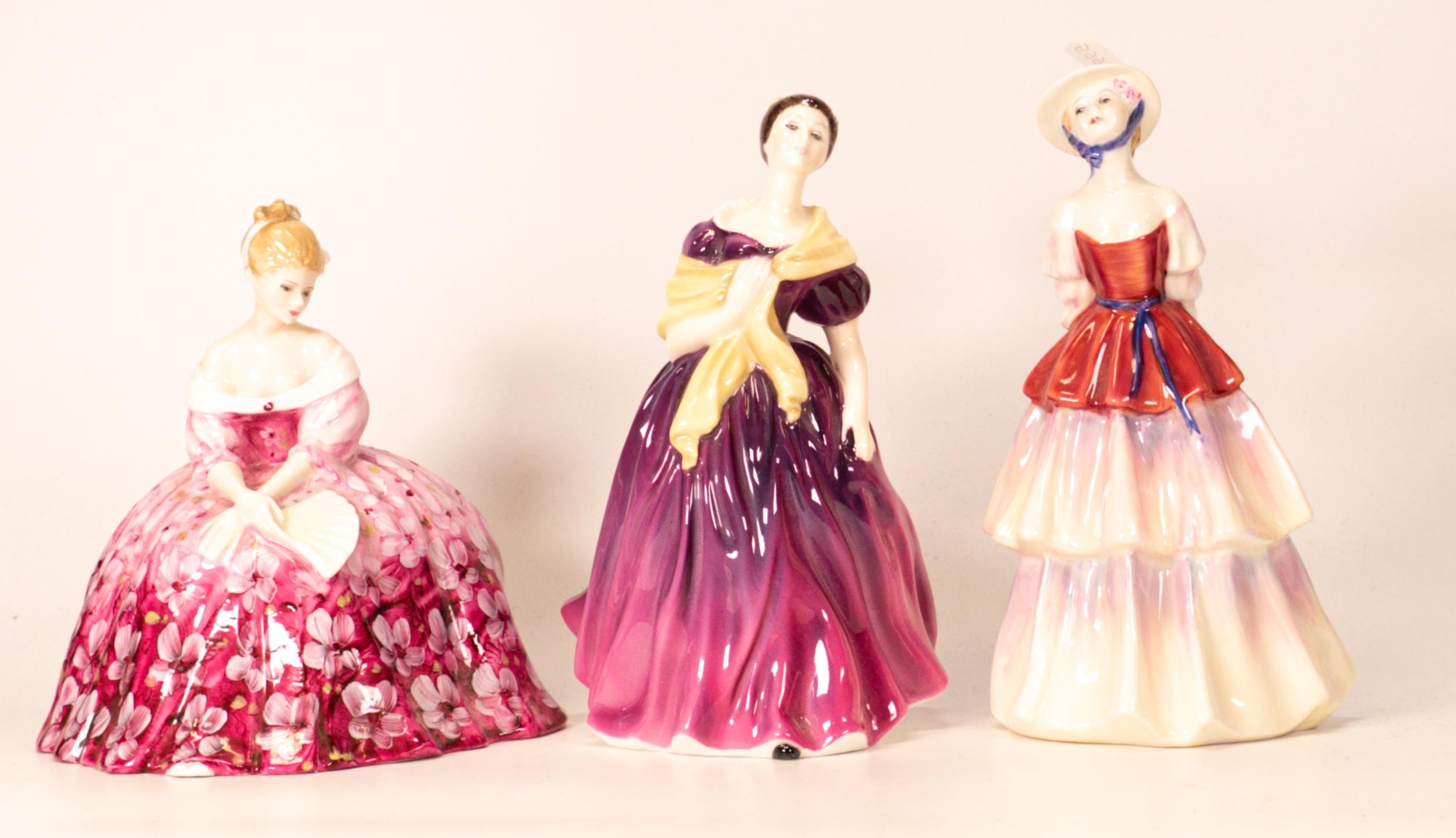 purple and pink dress Purple Quince Ball Gown with Cape Sleeves