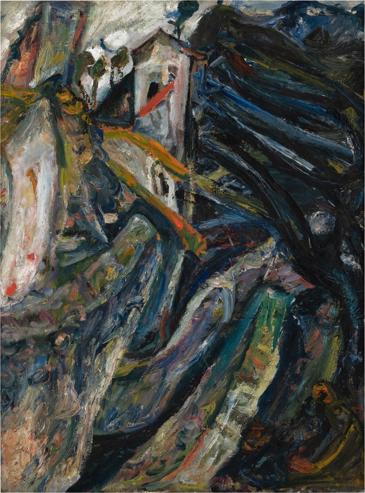 Chaim Soutine | Paysage à la campagne à Céret (1919 - 1920