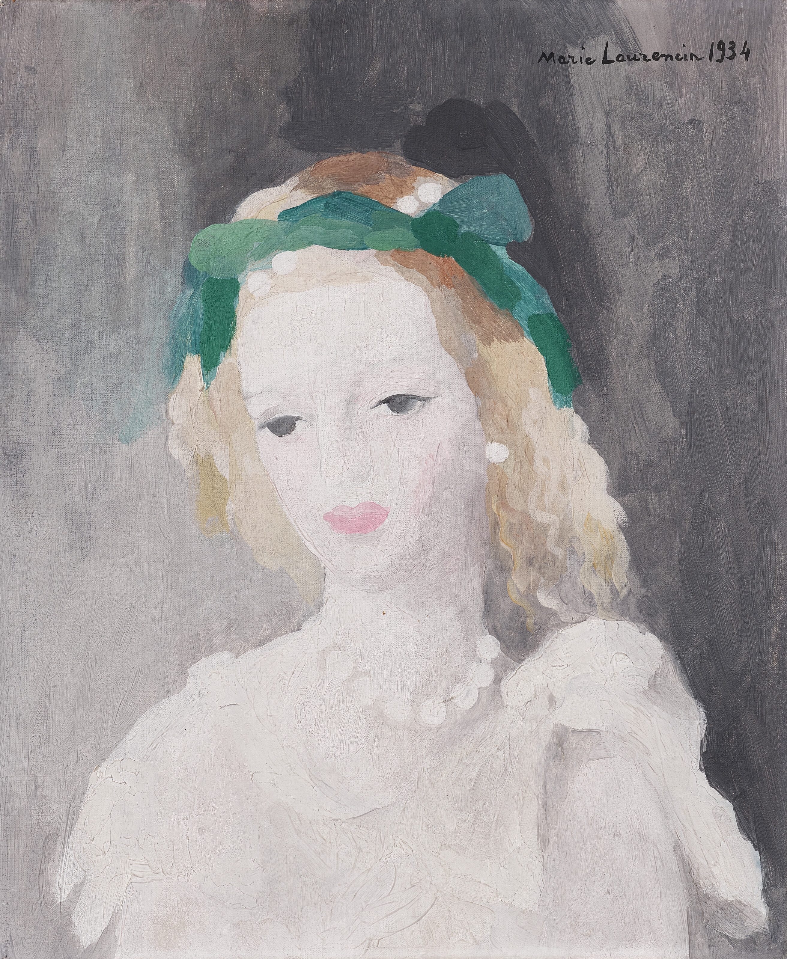Marie Laurencin | Portrait de jeune femme (1934) | MutualArt