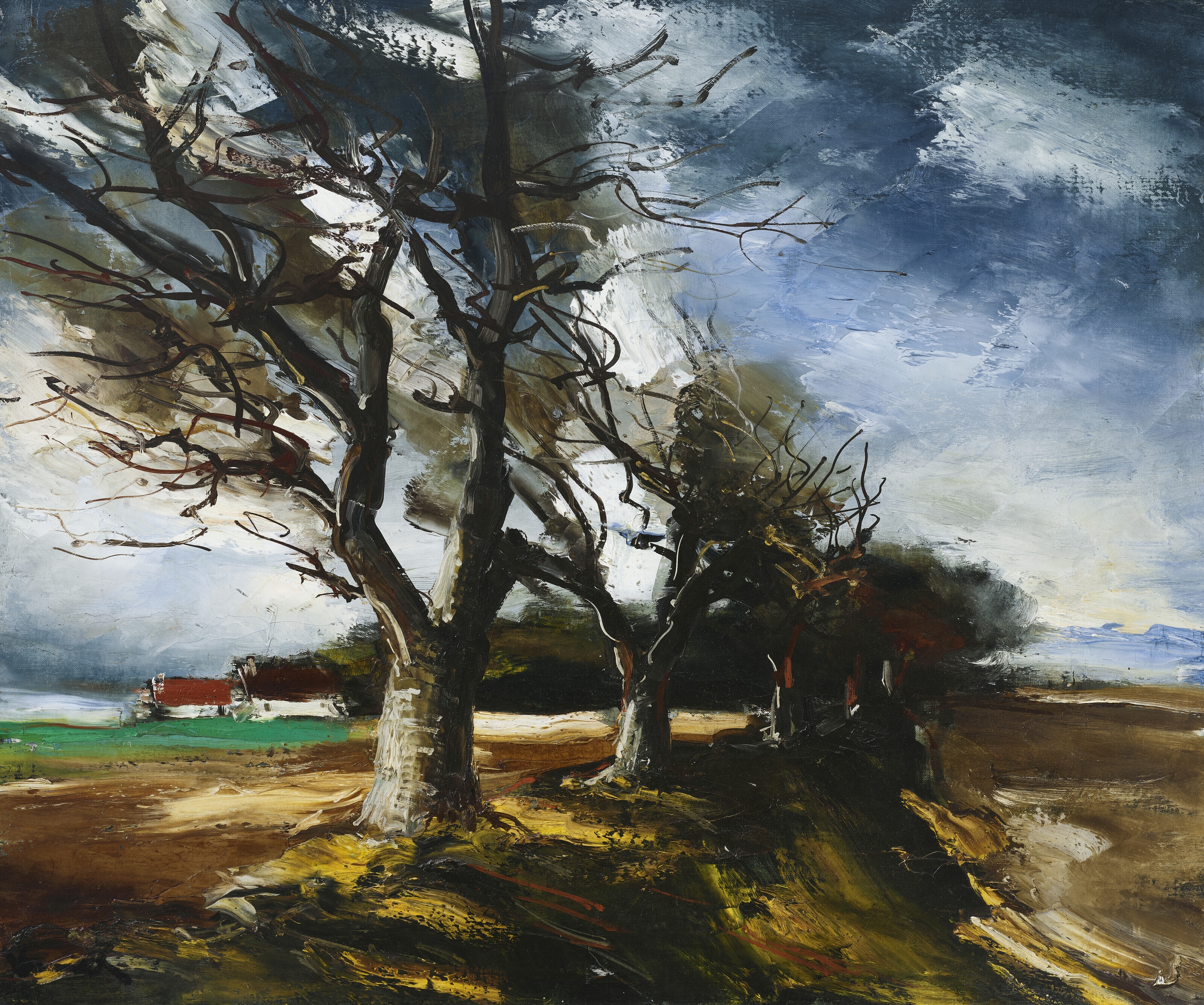 Maurice de Vlaminck | Paysage aux arbres (1935 - 1938) | MutualArt