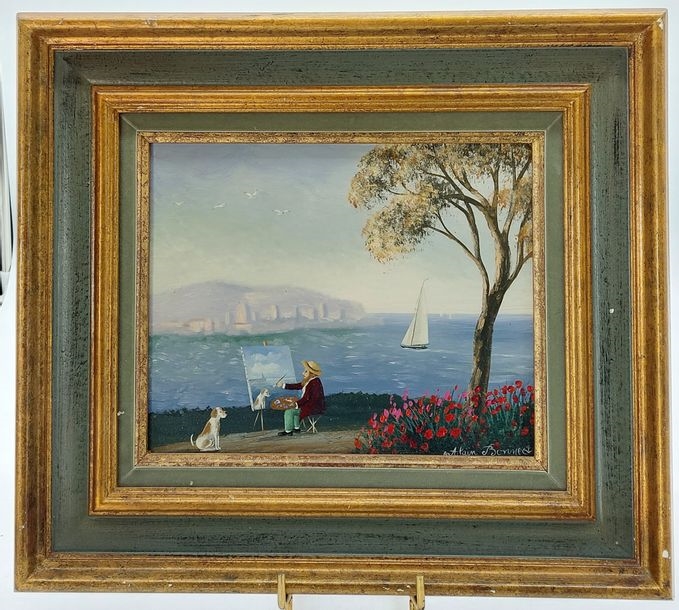 Alain Bonnec | Le bord de mer Huile | MutualArt
