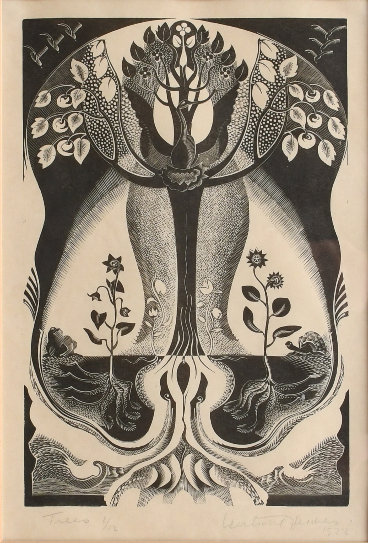 Gertrude Hermes | Trees (1901) | MutualArt