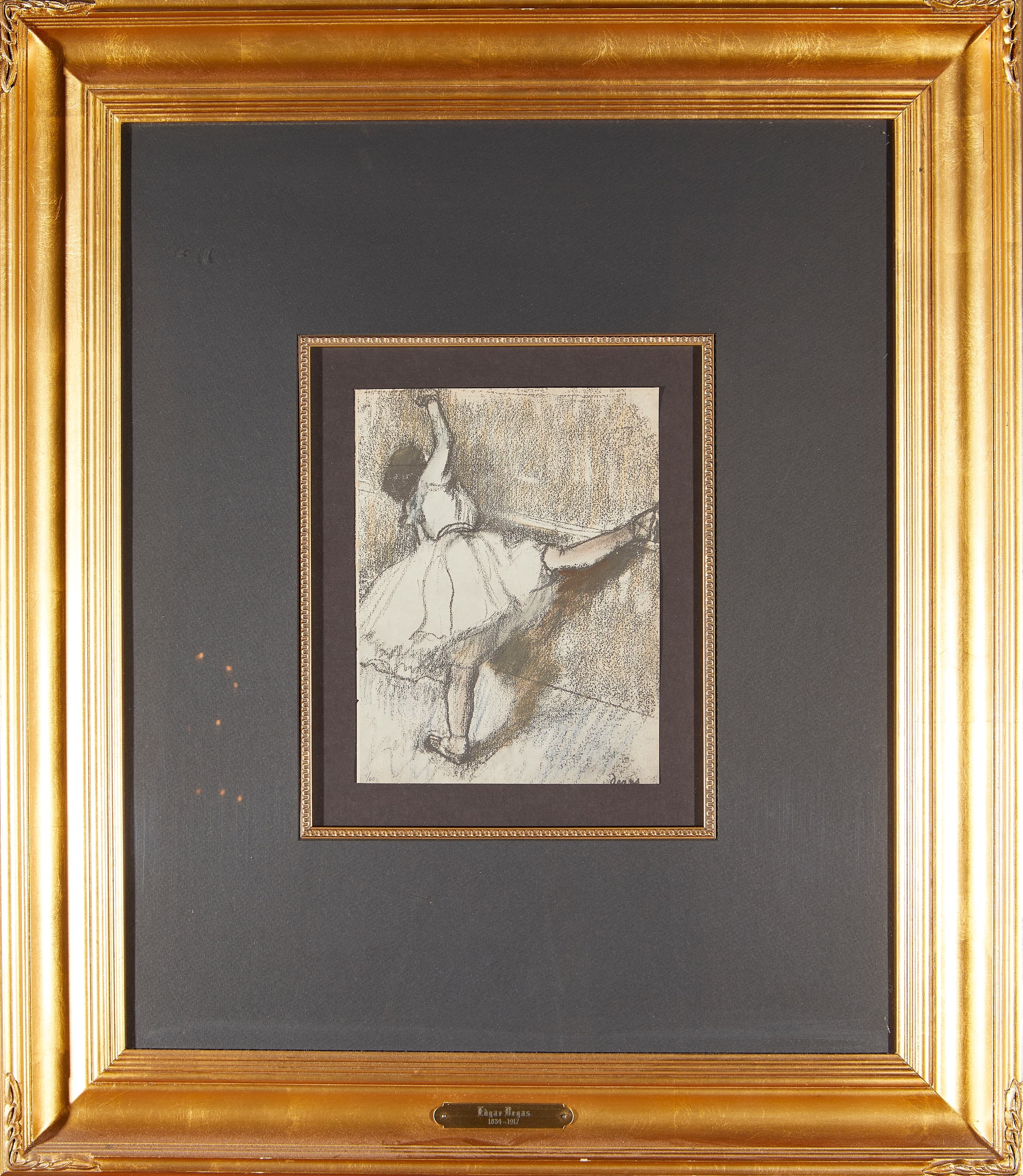 Edgar Degas | Danseuse à la barre (Circa 1919) | MutualArt