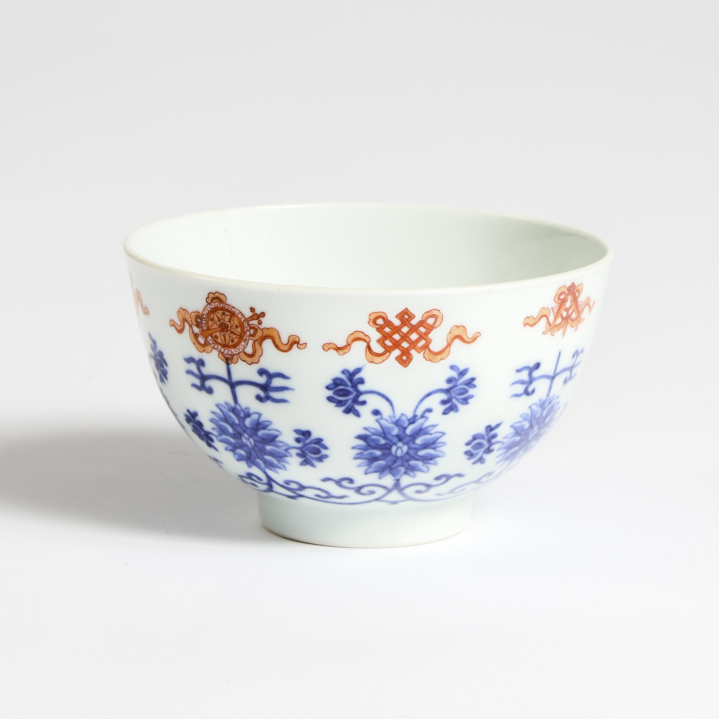 中国美術 堆朱 刻 纏枝蓮花紋 環 腕輪 装飾 φ8cm(LC509)（Qianlong 