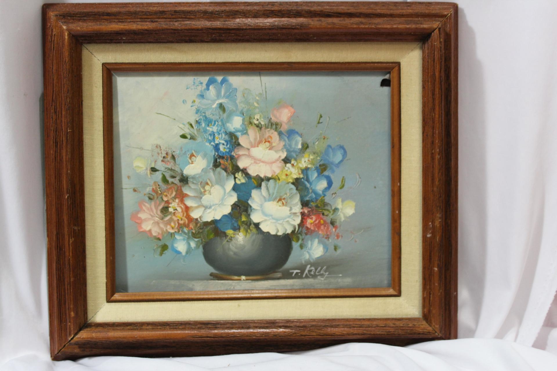 T Kelly | A Vintage Oil on Wood Panel by T. Kelly | MutualArt