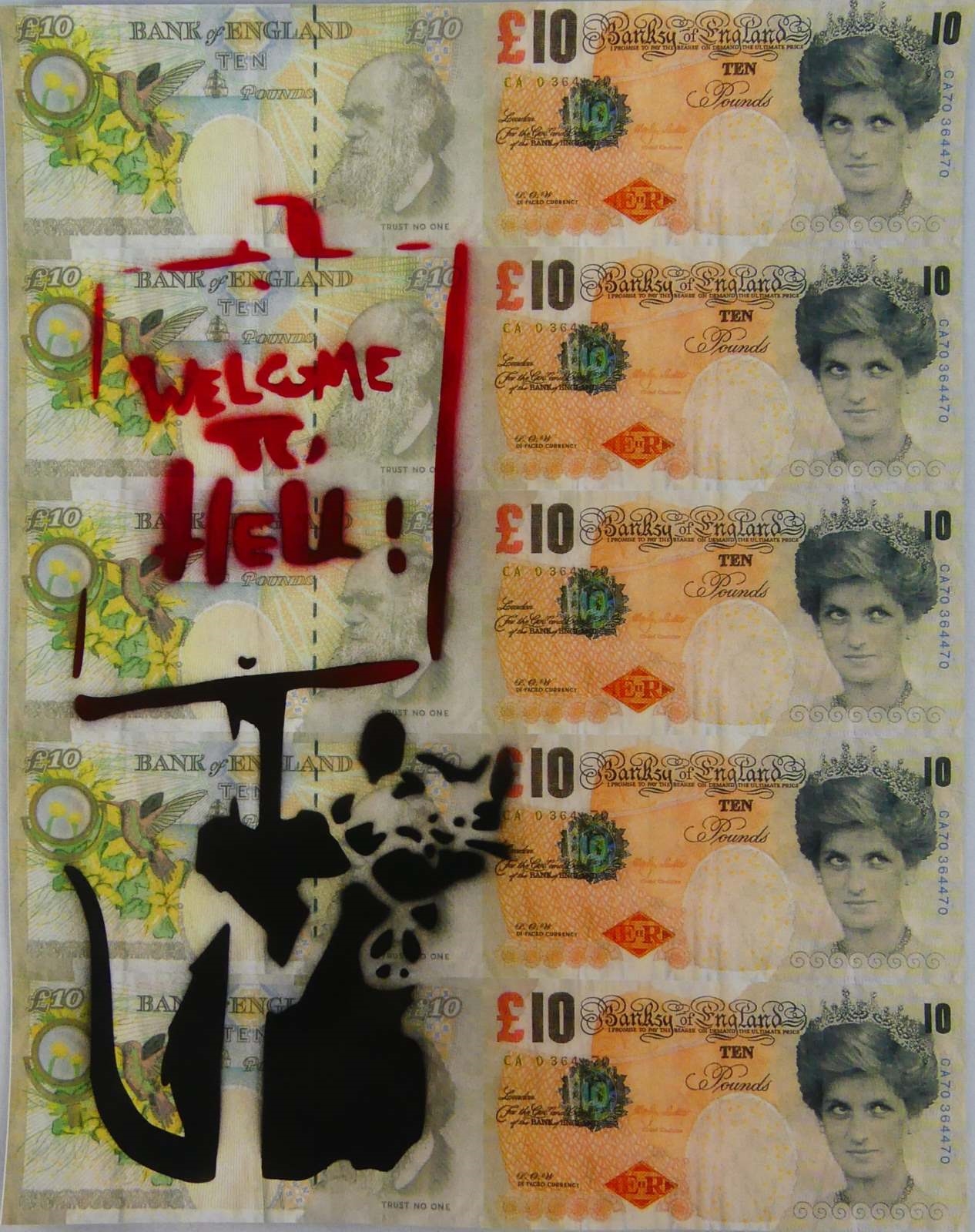 額装バンクシー Banksy Di Faced Tenner 札 ディズマランド 額装バンクシー Banksy Di Faced Tenner 札 ディズマランド Banksy's