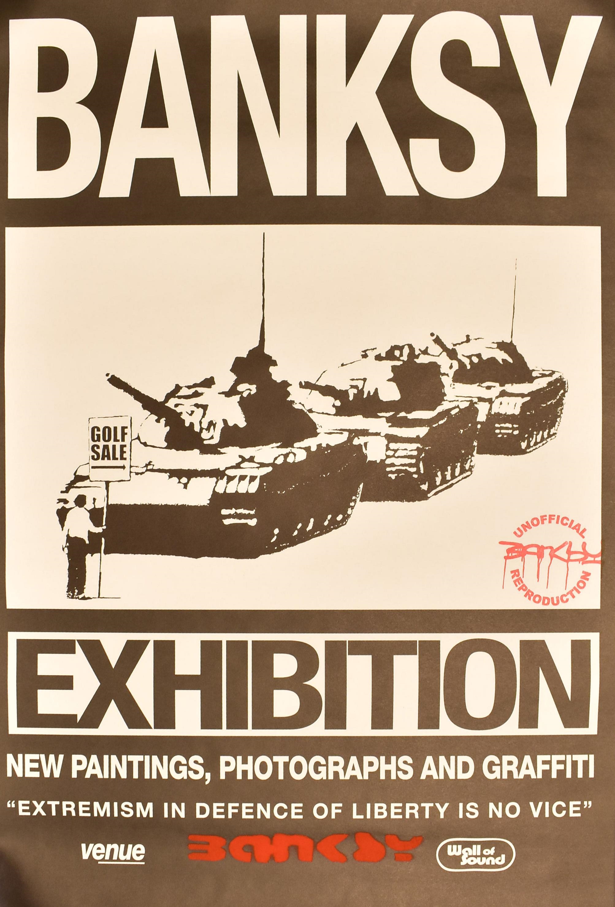 Banksy | BANKSY - GOLF SALE SEVERNSHED EXHIBITION POSTER 2003