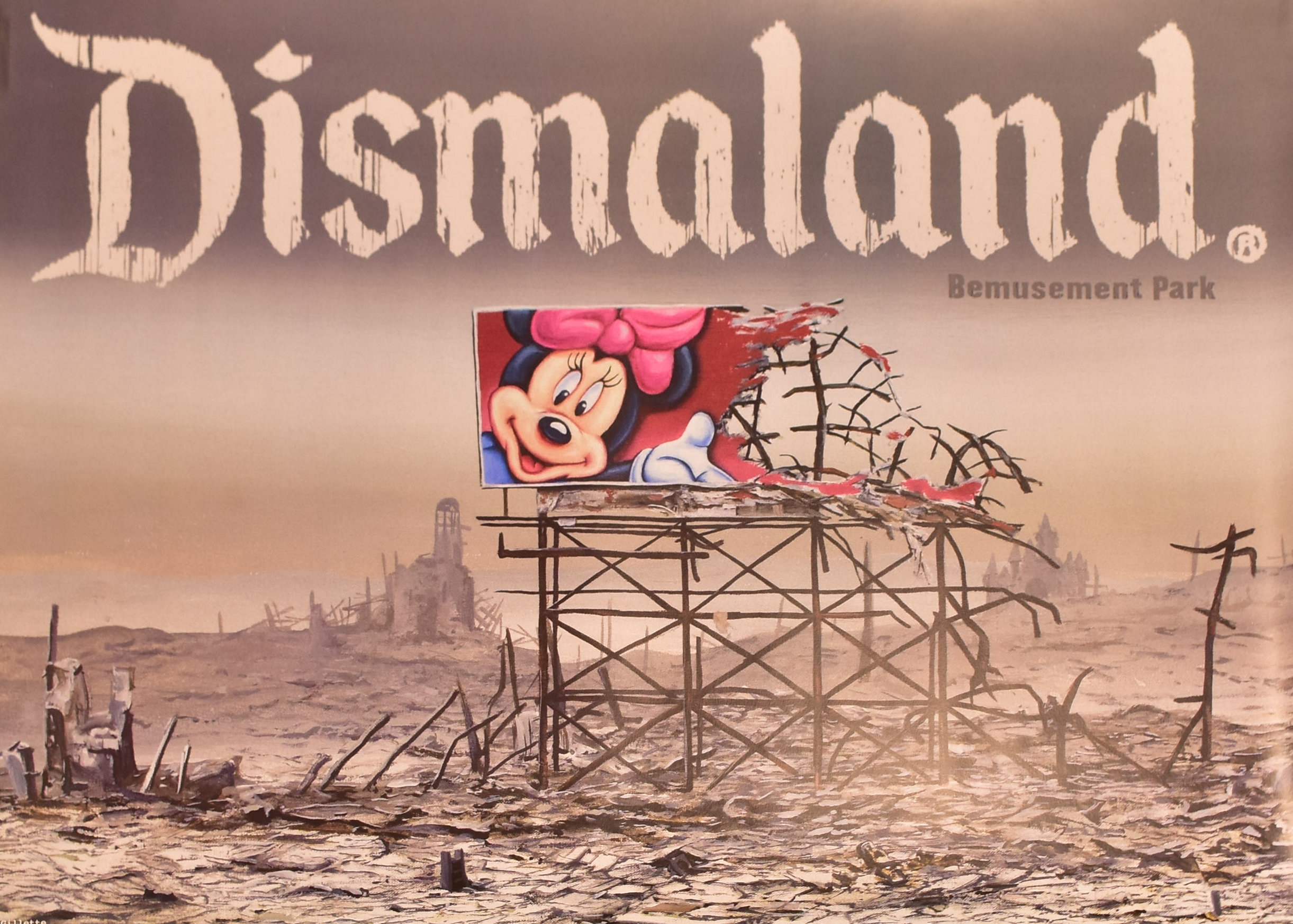 Jeff Gillette | BANKSY DISMALAND 2015 EXHIBITION POSTER BY JEFF