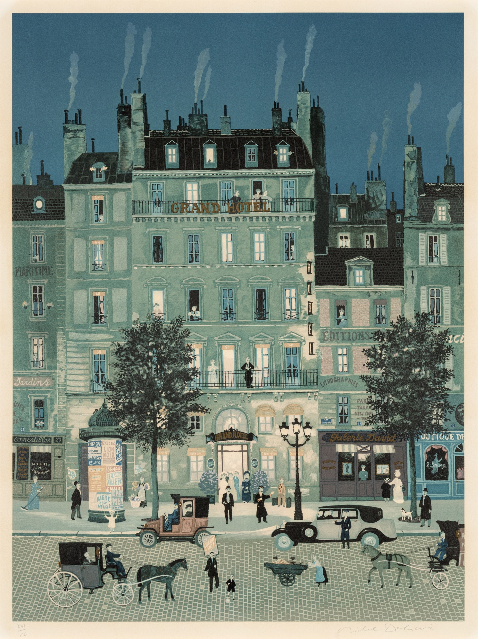 Michel Delacroix | Grand Hotel (1990) | MutualArt