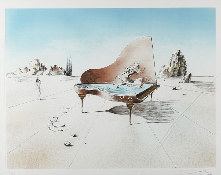 Salvador Dalí | Salvador DALI (1904-1989). Piano espagnol
