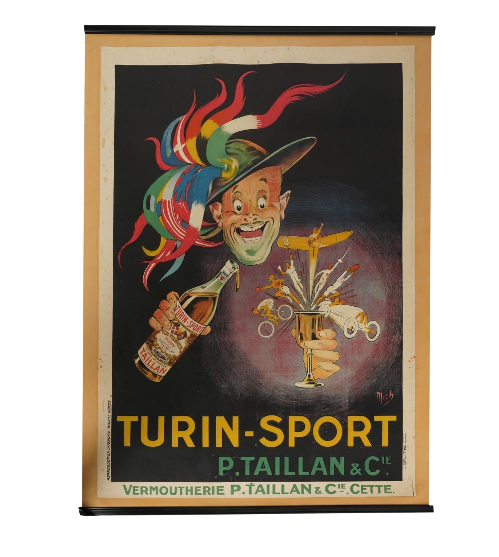 ☆Vintage Poster☆ michel'le  R&B soul Michel Liebeaux | : Turin Sport Advertising Poster (Circa