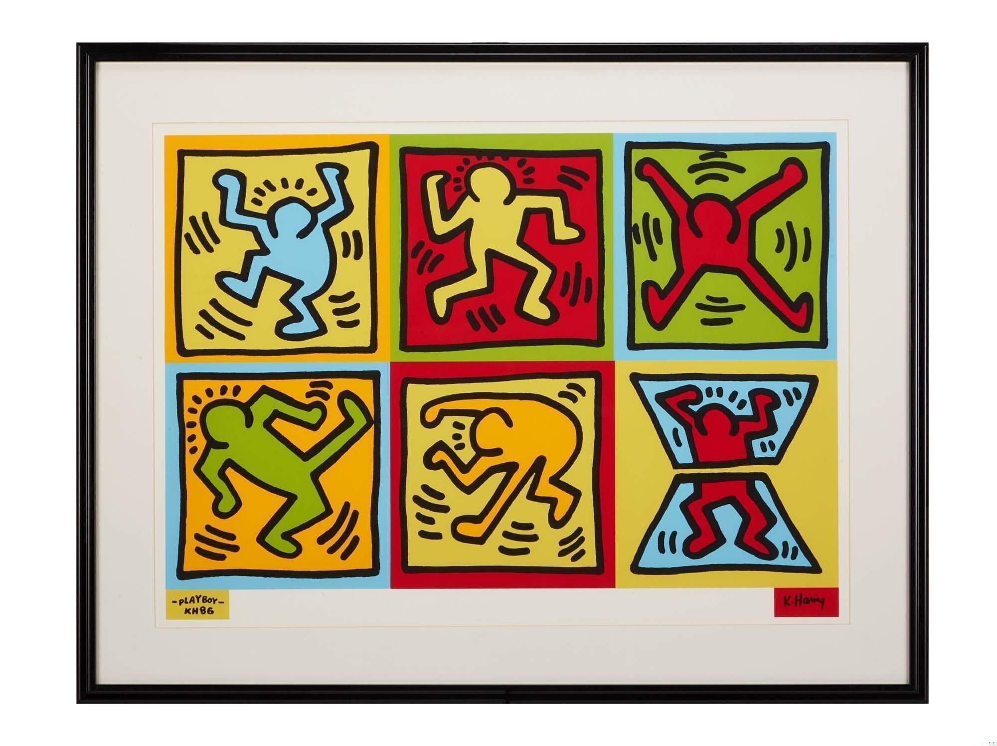 Keith Haring | Playboy | Keith Haring Dancers Serigraph (1986