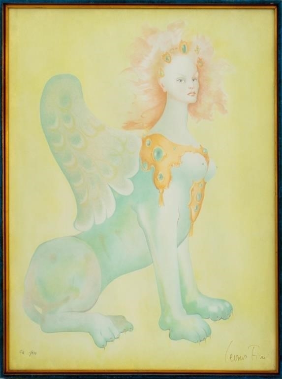 Leonor Fini | Leonor Fini Sphinx Ariane Color Lithograph