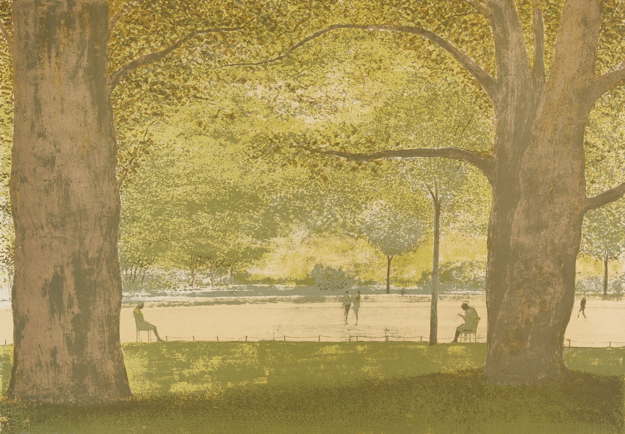 Harold Altman lithographレスティングカップル　リトグラフ Harold Altman lithographレスティングカップル リトグラフ